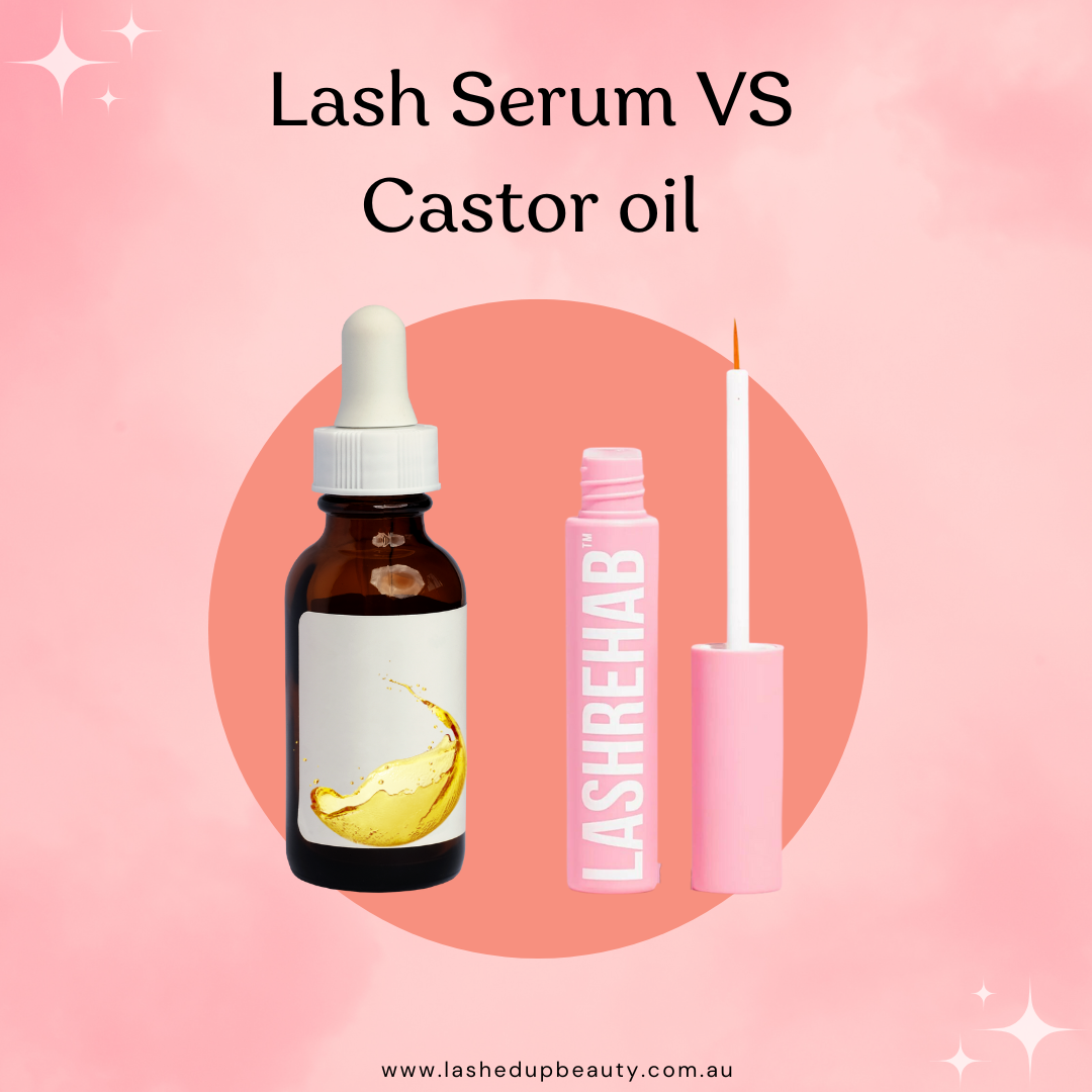 Peptide-infused growth serums VS Castor oil