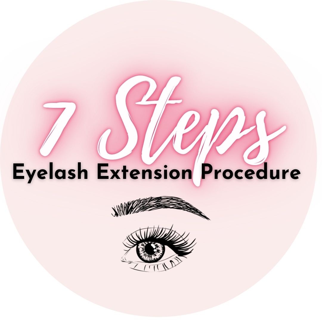 Our 7 Steps eyelash extension procedure – Lashed Up and Beauty
